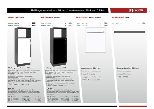 Assortimentsoverzicht 2013 - M-System