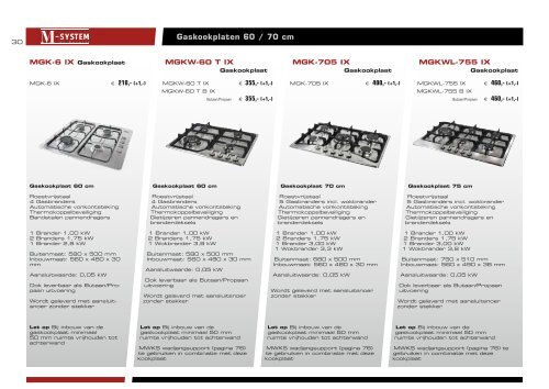 Assortimentsoverzicht 2013 - M-System