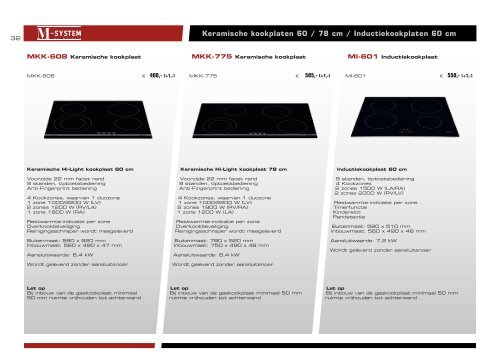 Assortimentsoverzicht 2013 - M-System