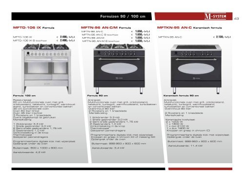 Assortimentsoverzicht 2013 - M-System