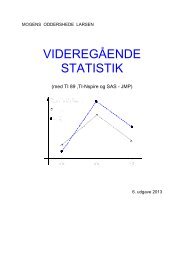 VIDEREGÅENDE STATISTIK