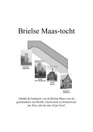 Brielse Maas-tocht - Vrienden van het Historisch Museum Den Briel