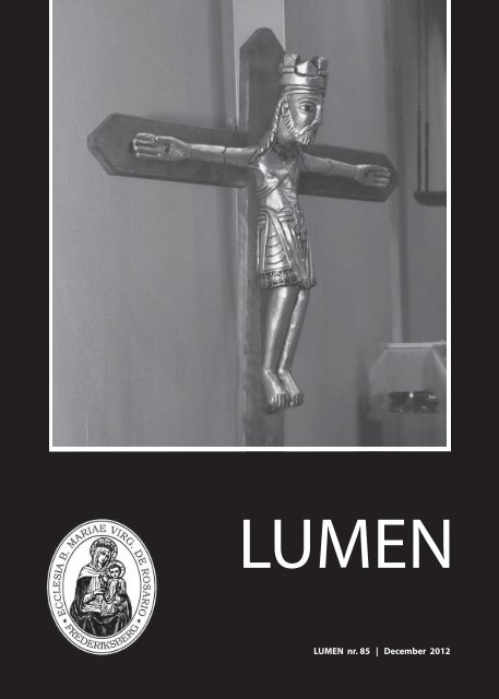 1 LUMEN nr. 85 | December 2012 - Sankt Mariæ Kirke
