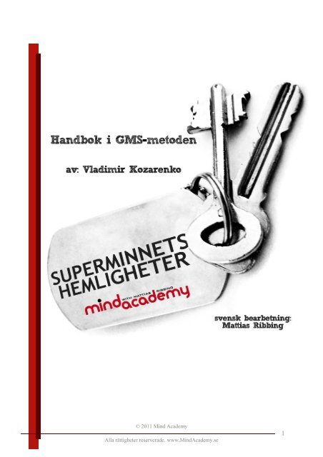 SUPERMINNETS HEMLIGHETER - Mind Academy