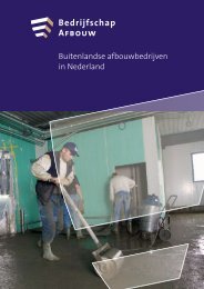 Buitenlandse afbouwbedrijven in Nederland - Bedrijfschap Afbouw