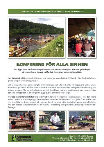 Produktblad_konferens_13_SE.pdf - Vildmark i Värmland