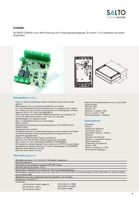 Brochure toegangscontrole - Inbraakveilig.be