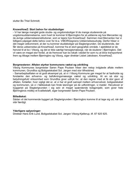 Læs pressemeddelelsen fra 12.09.2011 - Boligkontoret Danmark