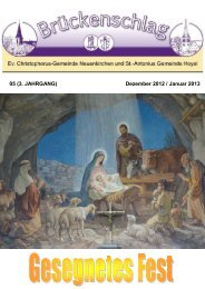 Dezember 2012 / Januar 2013 - Kirchengemeinde Melle ...