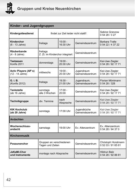 Dezember 2012 / Januar 2013 - Kirchengemeinde Melle ...