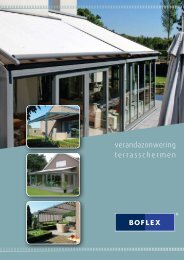 verandazonwering terrasschermen - Boflex