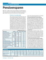 Pensioensparen - De Tijd