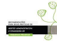 BoAs práticAs de Gestão FinAnceirA - ISPN