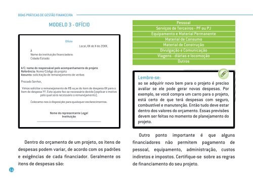 BoAs práticAs de Gestão FinAnceirA - ISPN