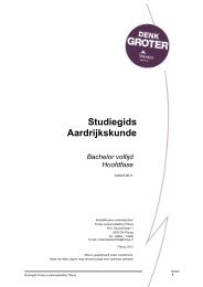 Studiegids Aardrijkskunde VT hoofdfase 11-12 - Fontys ...