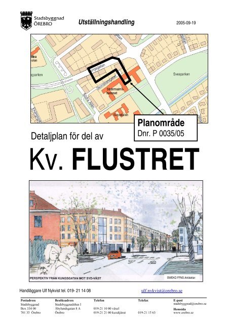 Detaljplan för del av Planområde - Örebro