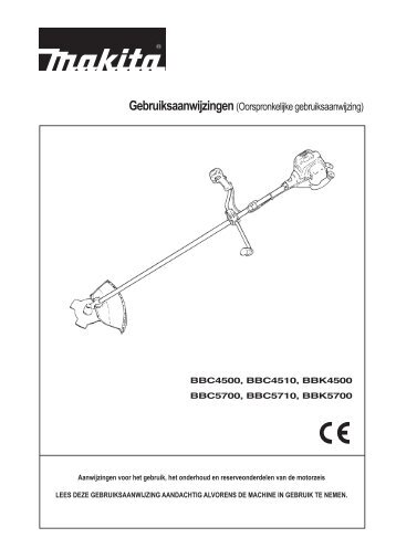 Gebruiksaanwijzingen - Makita