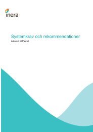 Systemkrav och rekommendationer - Inera