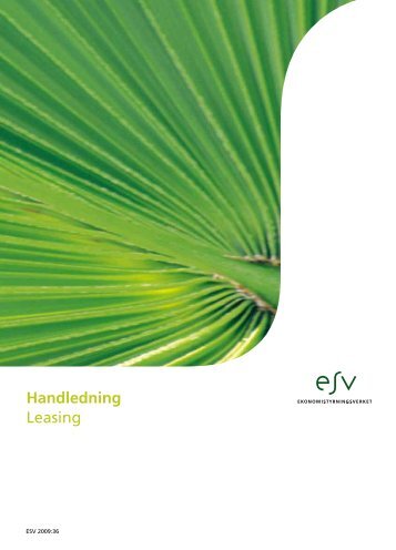 Handledning Leasing - Ekonomistyrningsverket