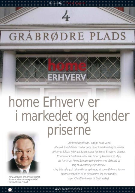 home Erhverv er i markedet og kender priserne ... - businessnyt.dk