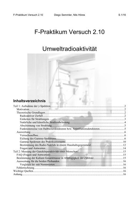 Umweltradioaktivitaet Auswertung.pdf - Diego Semmler