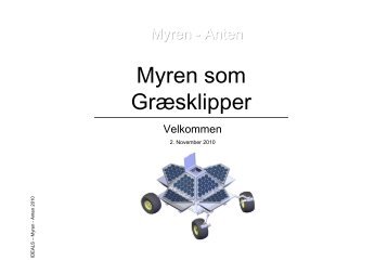 'Myren' - en robot med klippefunktion - Skov & Landskab