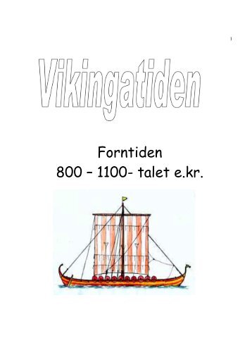 Fakta häfte med frågor Vikingatiden i Sverige och Norden - lemshaga