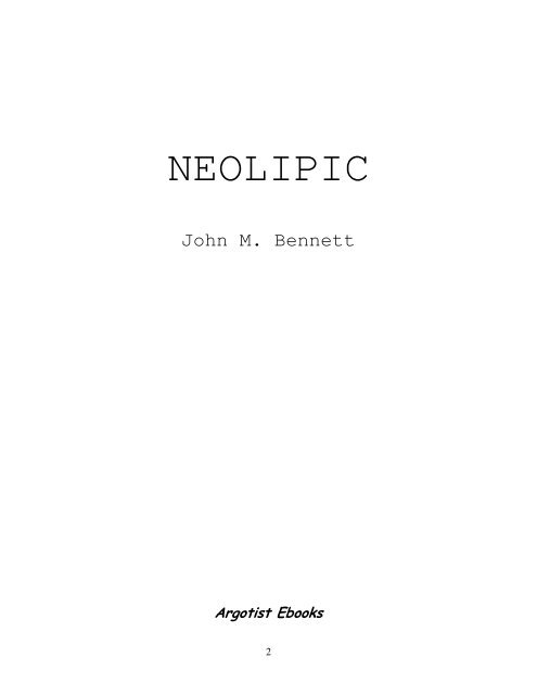 Neolipic - The Argotist Online
