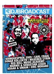 kringgesprek 2005 | carl craig sonar kollektiv ... - DJBroadcast