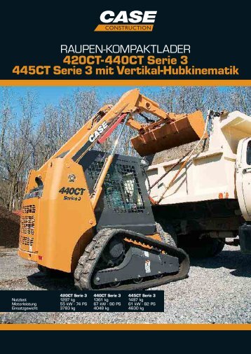 420CT-440CT Serie 3 445CT Serie 3 mit Vertikal-Hubkinematik