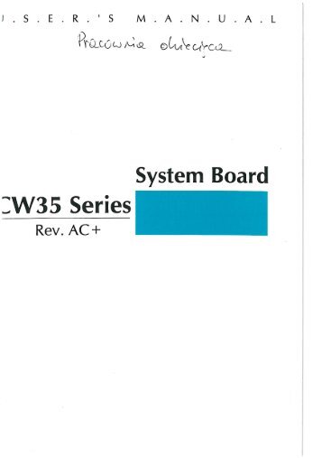 System Board ZW35 Series - datasheets