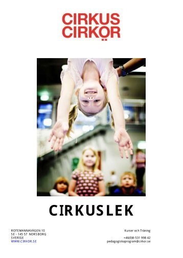 Cirkusleksskrift 2012.pdf - Cirkus Cirkör