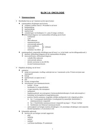 BLOK 3.6: ONCOLOGIE - Tripod