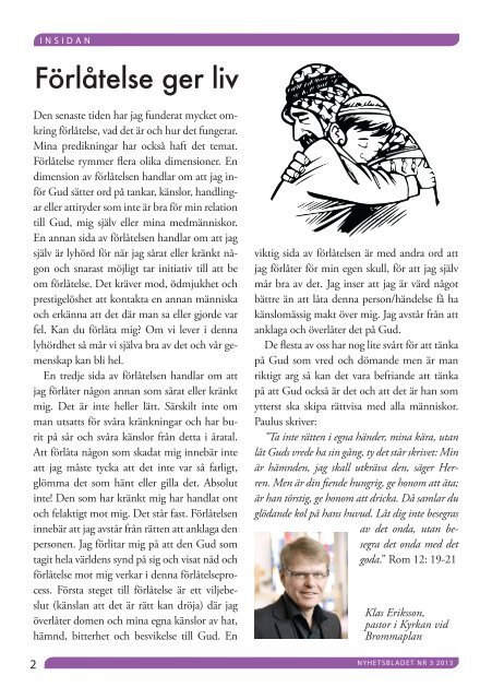 Öppna Nyhetsblad nr 3/2013, juni-augusti. (PDF) - Kyrkan vid ...