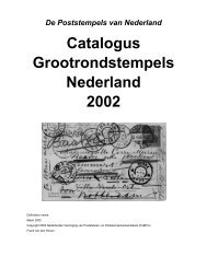 Catalogus Grootrondstempels Nederland 2002 - Poststukken ...