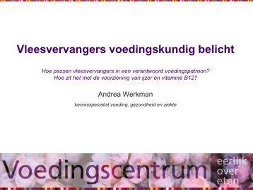 Andrea Werkman, Voedingscentrum - NVVL