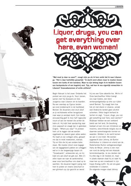 STILTE NA DE STORM - Snowboarder MAG