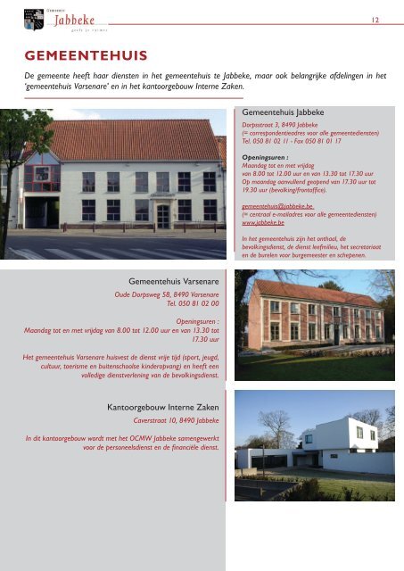 ONTHAALBROCHURE - gemeente Jabbeke