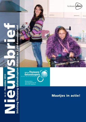 Nieuwsbrief S.T.G. 12e jaargang nummer 2, december 2012