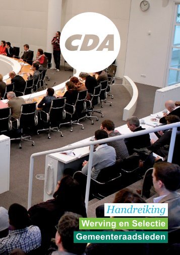 Handreiking Werving Selectie 2013 - CDA