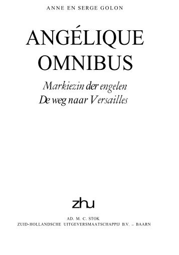 902350304X Angelique omnibus 1 Markiezin der engelen, Anne en ...