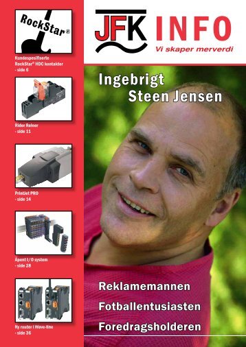 Trykk på link til JFK Info 3-2008 (2,7 MB) - Sivilingeniør JF Knudtzen ...