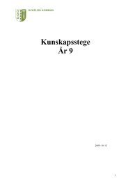 Kunskapsstege År 9 - Ockelbo