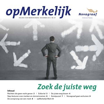 opMerkelijk 87: Zoek de juiste weg - Novagraaf