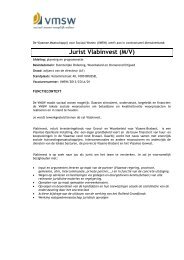 Jurist Vlabinvest - Jobpunt Vlaanderen