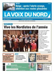 La Voix du Nord - 7 décembre 2012 - Les Amis d'Eléonore