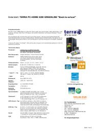 Datenblatt: TERRA PC-HOME 5200 ... - Benz-Reinert Datentech