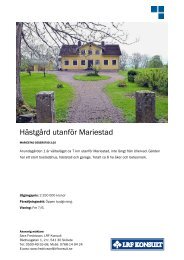 Hästgård utanför Mariestad - LRF Konsult