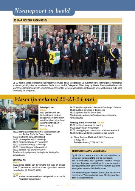 Maandelijks informatieblad : mei 2010 - Nieuwpoort-Digitaal