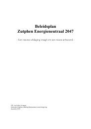 Beleidsplan Zutphen Energieneutraal 2047 - De Groene Rekenkamer